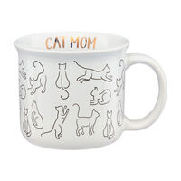 Cat Mom Printed Ceramic Mug