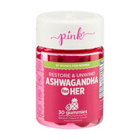 Pink Restore and Unwind Ashwagandha Gummies, 30 ct