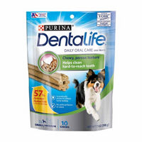 Purina Dentalife Daily Oral Care Dog Treats, 7 oz, 10 ct