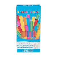 Smoothie Multi Colored Straws, 150 ct