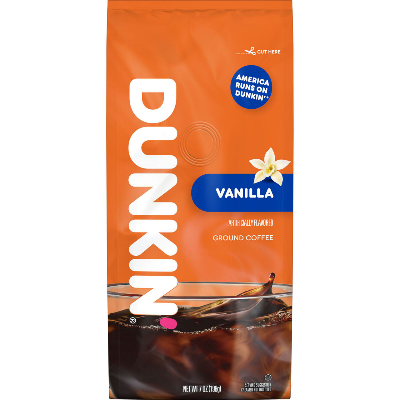 Dunkin' Vanilla Artificially Flavored Ground Coffee, 7 oz. Bag — pOpshelf penny item