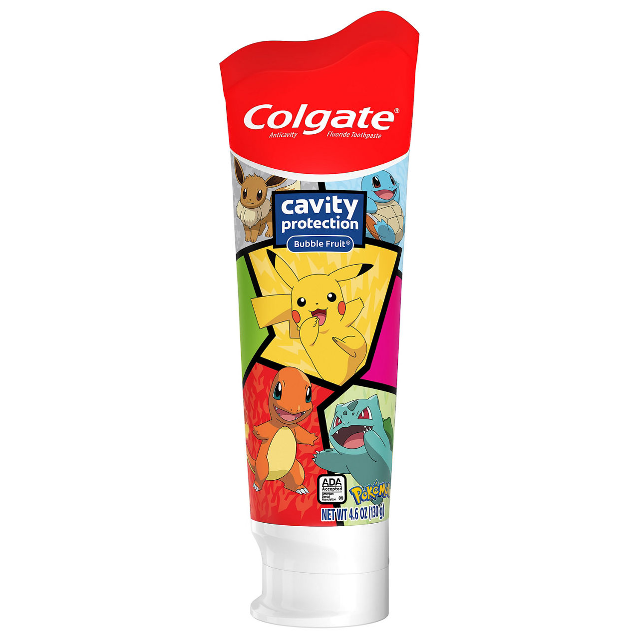 Colgate Pokemon Kids Cavity Protection Toothpaste with Fluoride, Mild Bubble Fruit, 4.6 oz Tube — pOpshelf penny item