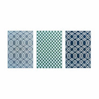 Decorative Rectangular Outdoor Rug, 4 x 6 ft