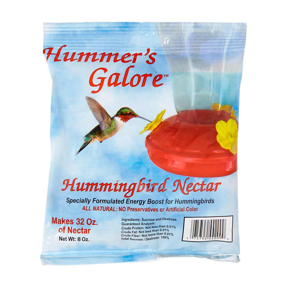 Hummer's Galore Humming Brid Nectar, 8 oz