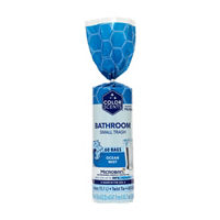 Color Scents Ocean Mist Bathroom Trash Bags, 4 Gallon, 60 ct