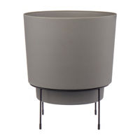 Hopson Planter Charcoal, 10 Inches