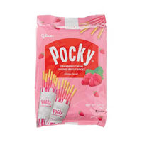 Glico Pocky Strawberry Cream Covered Biscuit Sticks, 3.81 oz