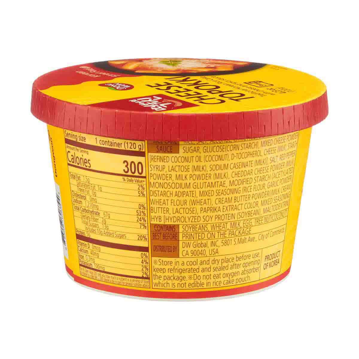 Dong Won Cheese Topokki Cup, 4.32 oz