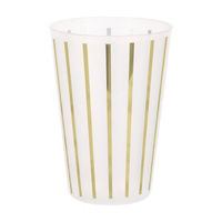 Gold Foil 16oz Printed Cups 8ct