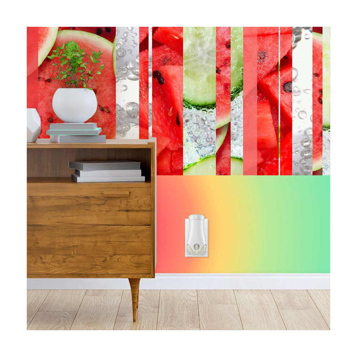 Glade PlugIns Wonder Melon Scented Oil Air Freshener, 1.34 fl oz, 2 ct