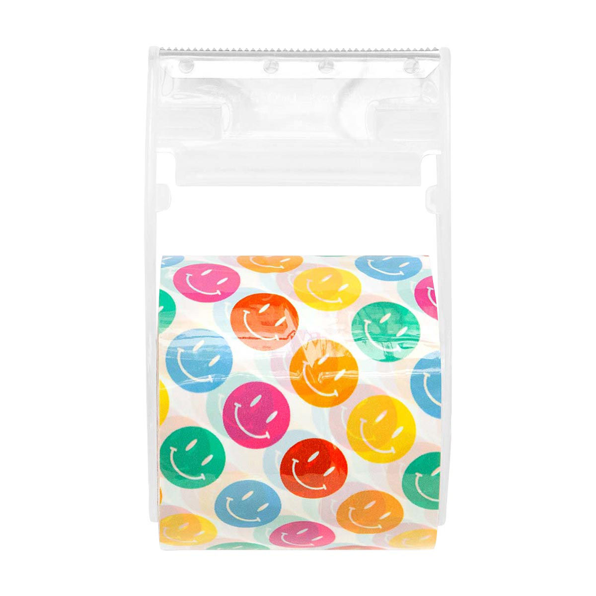 Craft Smith Smiley Shipping Tape, 1.8 in x 16.6 yd