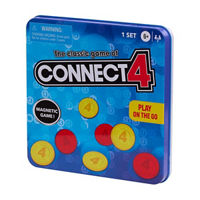 Hasbro Classic Magnetic Travel Games Tin Set, 4 Assorted Games