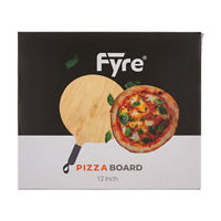 Wooden Round Pizza Peel & Tray, 12 in