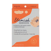 Spalife Blemish Sidekicks Hydrocolloid Nose Strips and Pimple Patches, 37 pc