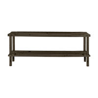Farberware 2-Tier Wood Shoe Rack, 29.1 in x 10.2 in x 11.6 in