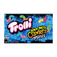 Trolli Sour Brite Crawlers Mini Gummy Candies, 3.5