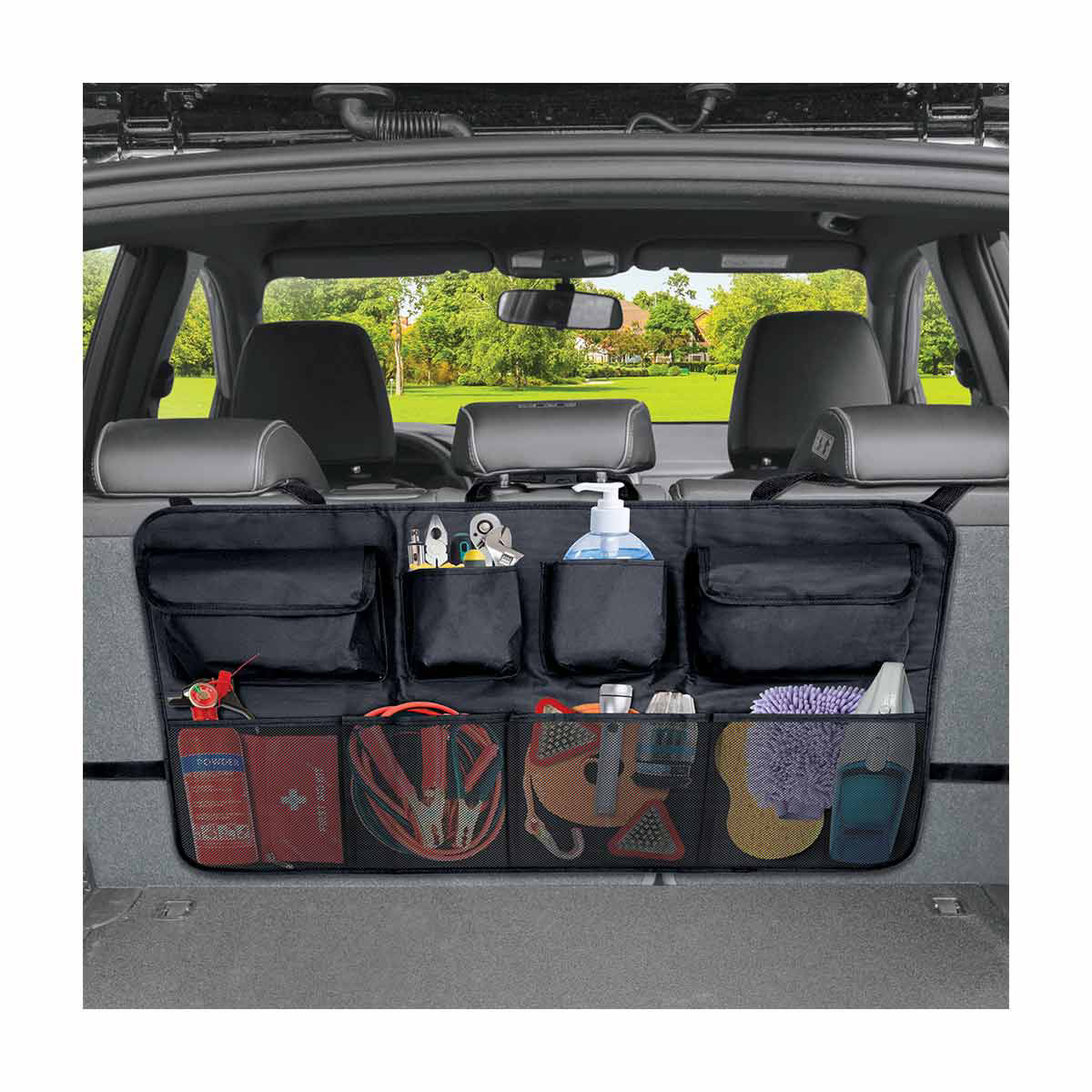 Auto Basics Hanging Trunk Organizer, Black