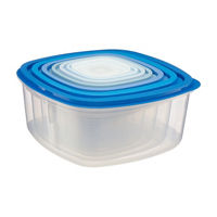 Square Food Storage Set, 7 ct