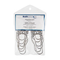 Kenney Bath Solutions Rolling Shower Rings, Set of