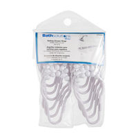 Kenney Bath Solutions Rolling Shower Rings, Set of