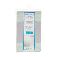 Kenney Bath Solutions Microfiber Shower Curtain, 70 in x 72 in
