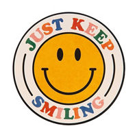 Decorative Vinyl Smiley Sticker
