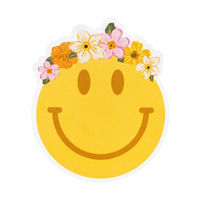 Decorative Vinyl Smiley Face Sticker