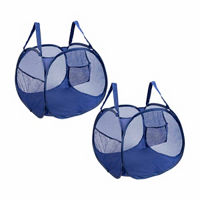 Smart Design Pop-up Pyramid Hamper Basket, Set of