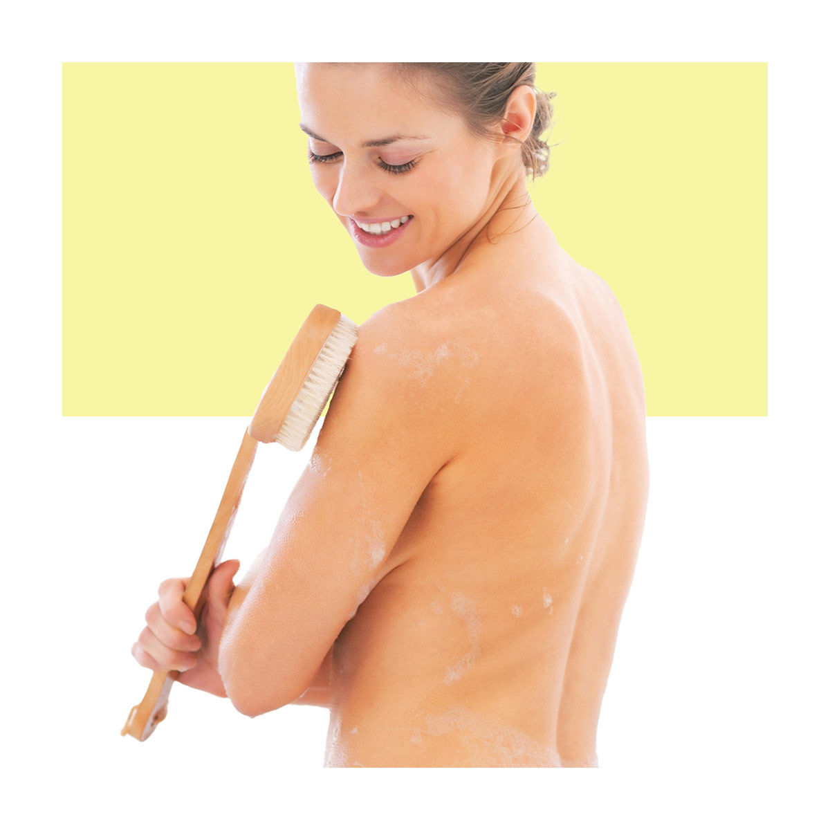 Afterspa Body Dry Brush with Handle