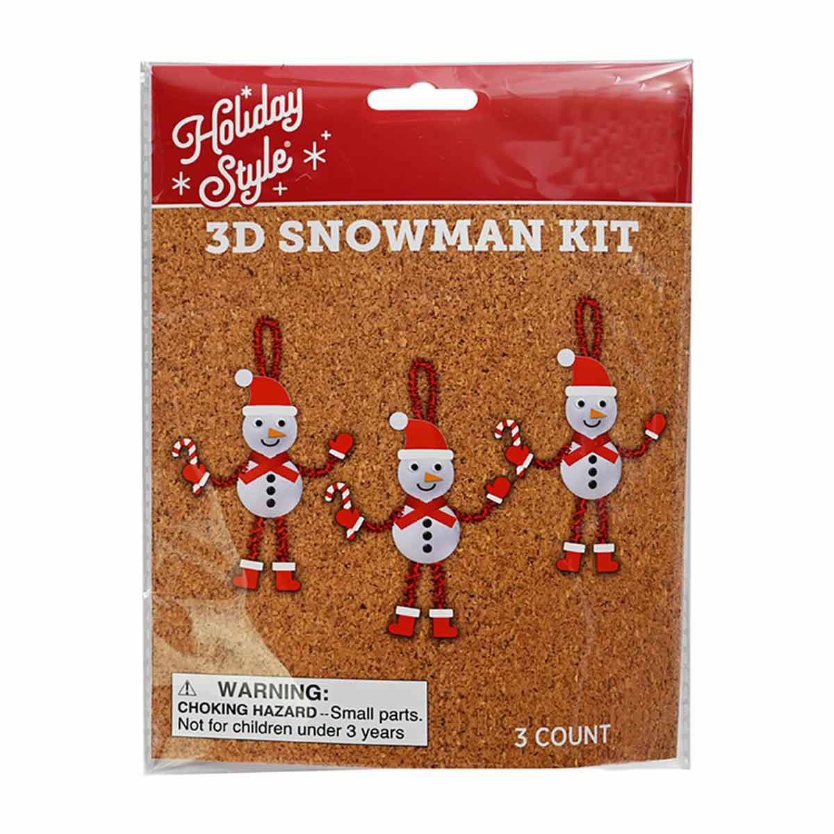 Holiday Style Christmas Diy 3D Snowman Kit, 3 Count - Assorted — pOpshelf penny item