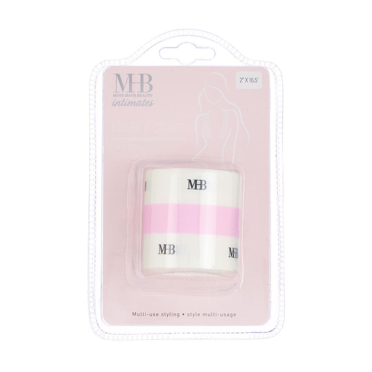 Must Have Beauty Intimates Body Lift Tape, Clear, 2 in × 16.5 ft