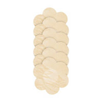 Must Have Beauty Intimates Lace Braless Covers, Beige, 6 ct 
