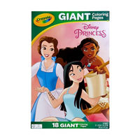 Crayola Disney Princess Giant Coloring Pages, 18 ct