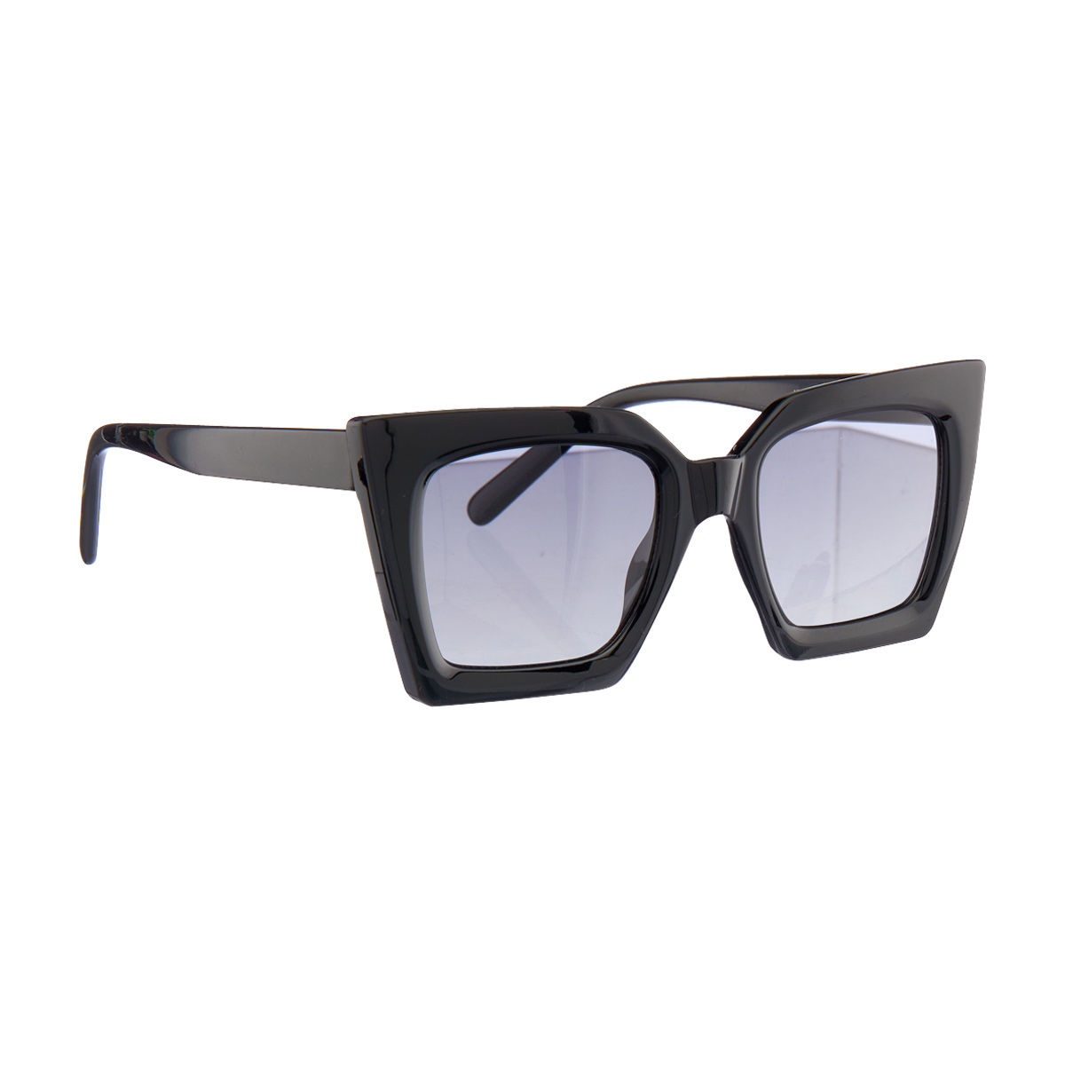 Eye-d-ology Sunglasses, Big Square Black Frame