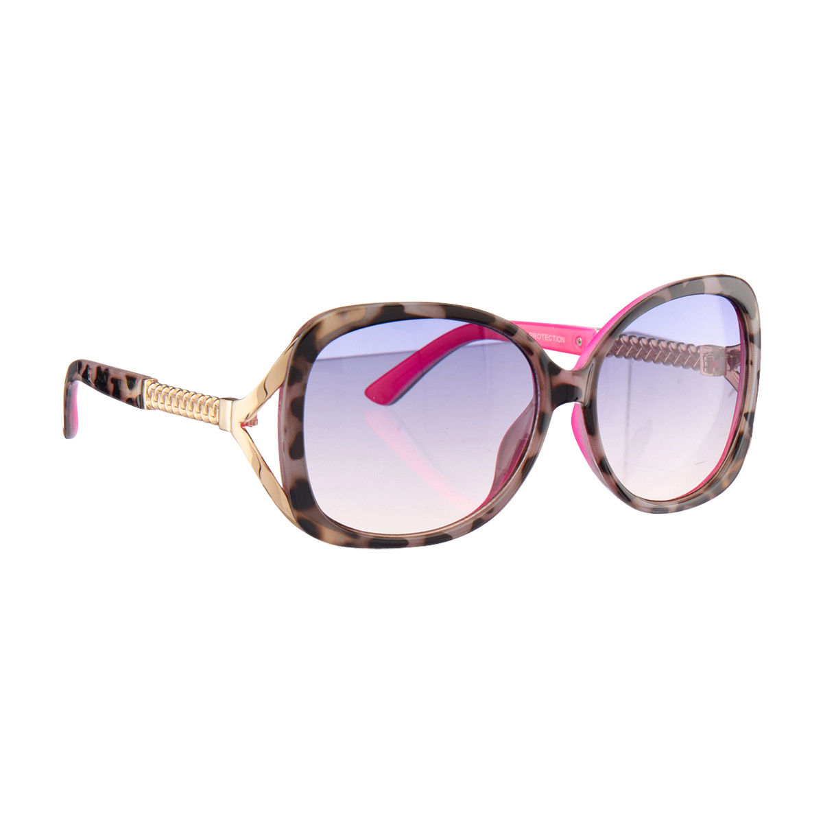 Eye-d-ology Sunglasses, Tortoise Frame with Purple Lens