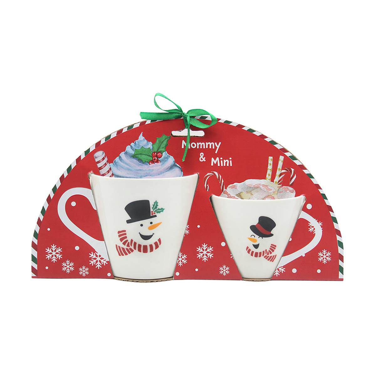 Christmas Snowman 'Mommy & Mini' Mug Set — pOpshelf penny item