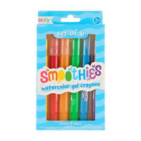 Smoothies Watercolor Gel Crayons, Set of 6
