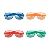 Plastic Shutter Glasses, 4ct