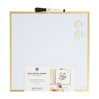 U Brands Magnetic Dry Erase Board, 14 in x 14 in