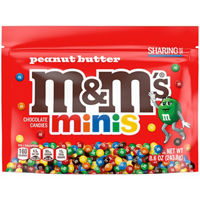 M&M'S MINIS Peanut Butter Milk Chocolate Snacks, Candy