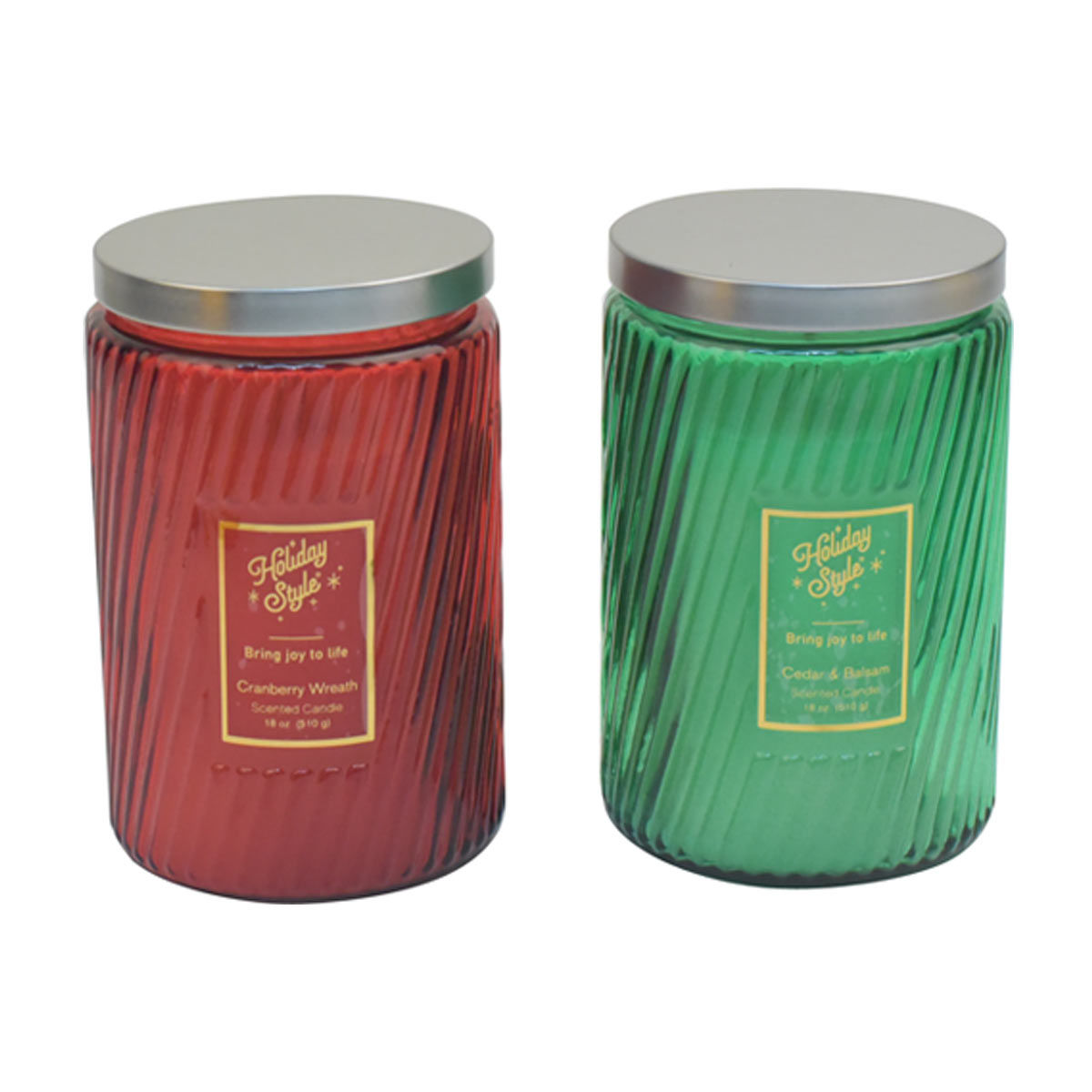 Holiday Style 'Bring Joy To Life' Christmas Scented Candle, 18 oz, Assorted — pOpshelf penny item