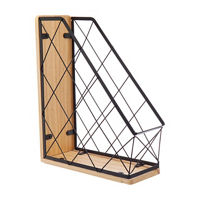 Wood & Wire Magazine Holder