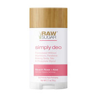 Raw Sugar Simply Deo, Beach Rose + Aloe,