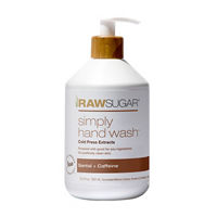 Raw Sugar Simply Hand Soap, Santal + Caffeine,