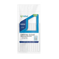 AdTech Hot Glue Gun Multi-Temperature Clear Glue Sticks, 4 in, 10 ct