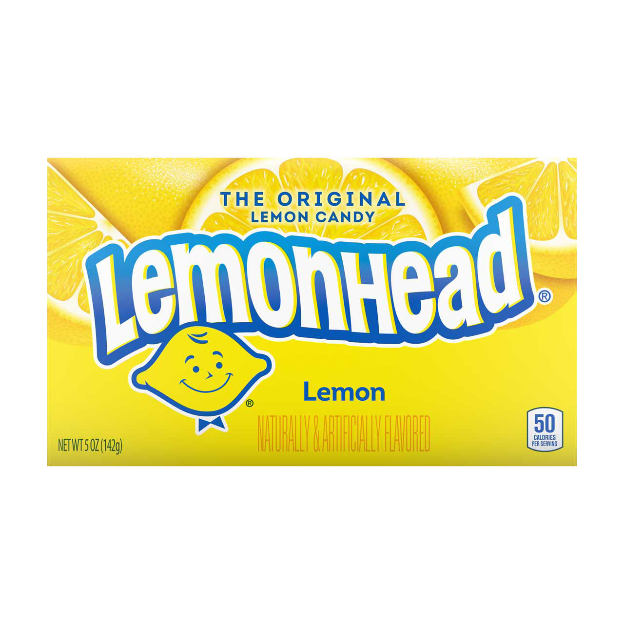 Lemonhead Hard Lemon Candy, Theater Box, 5 oz
