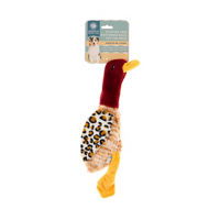 American Kennel Club Stuffing Free Patterned Duck Toy