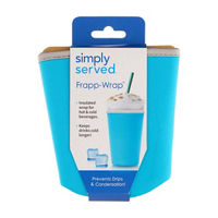 Simply Served Aqua Blue Frapp Wrap