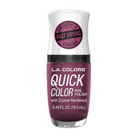 L.A. Colors Quick Color Nail Polish with Crystal