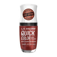 L.A. Colors Quick Color Nail Polish with Crystal Hardeners, Dream, 0.49 fl oz
